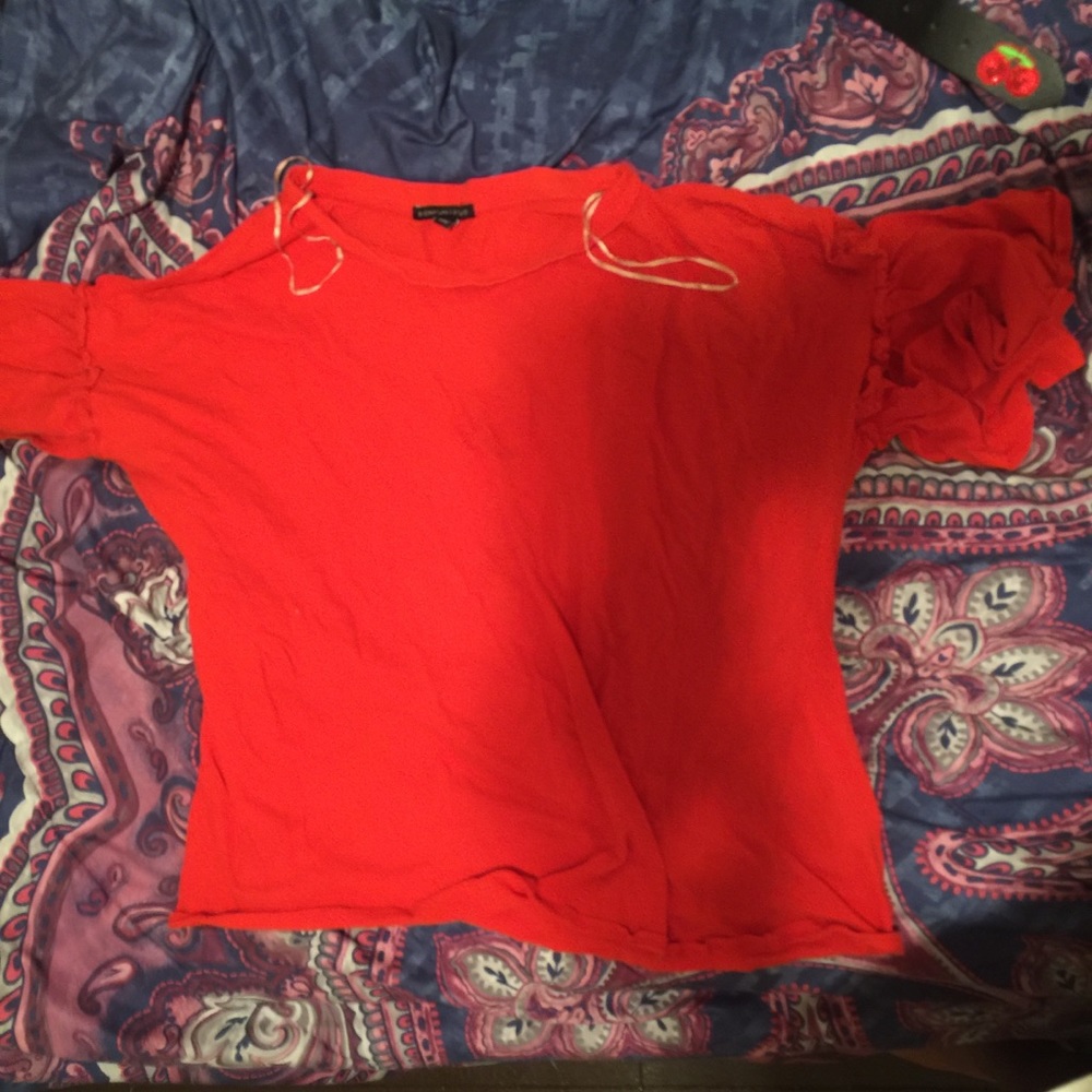 Spring orange shirt